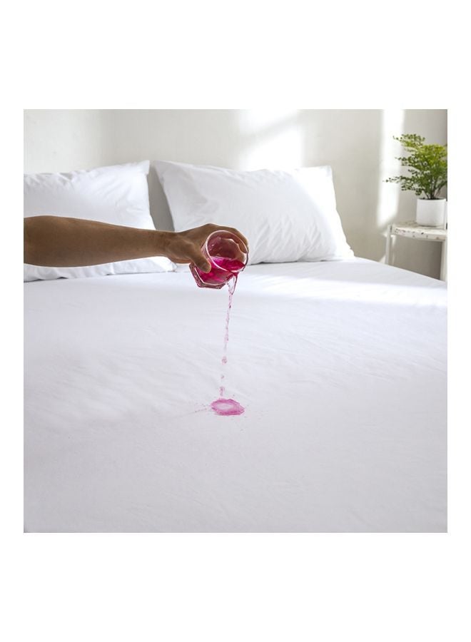 Waterproof Mattress Cover Polyester White  - Image 4