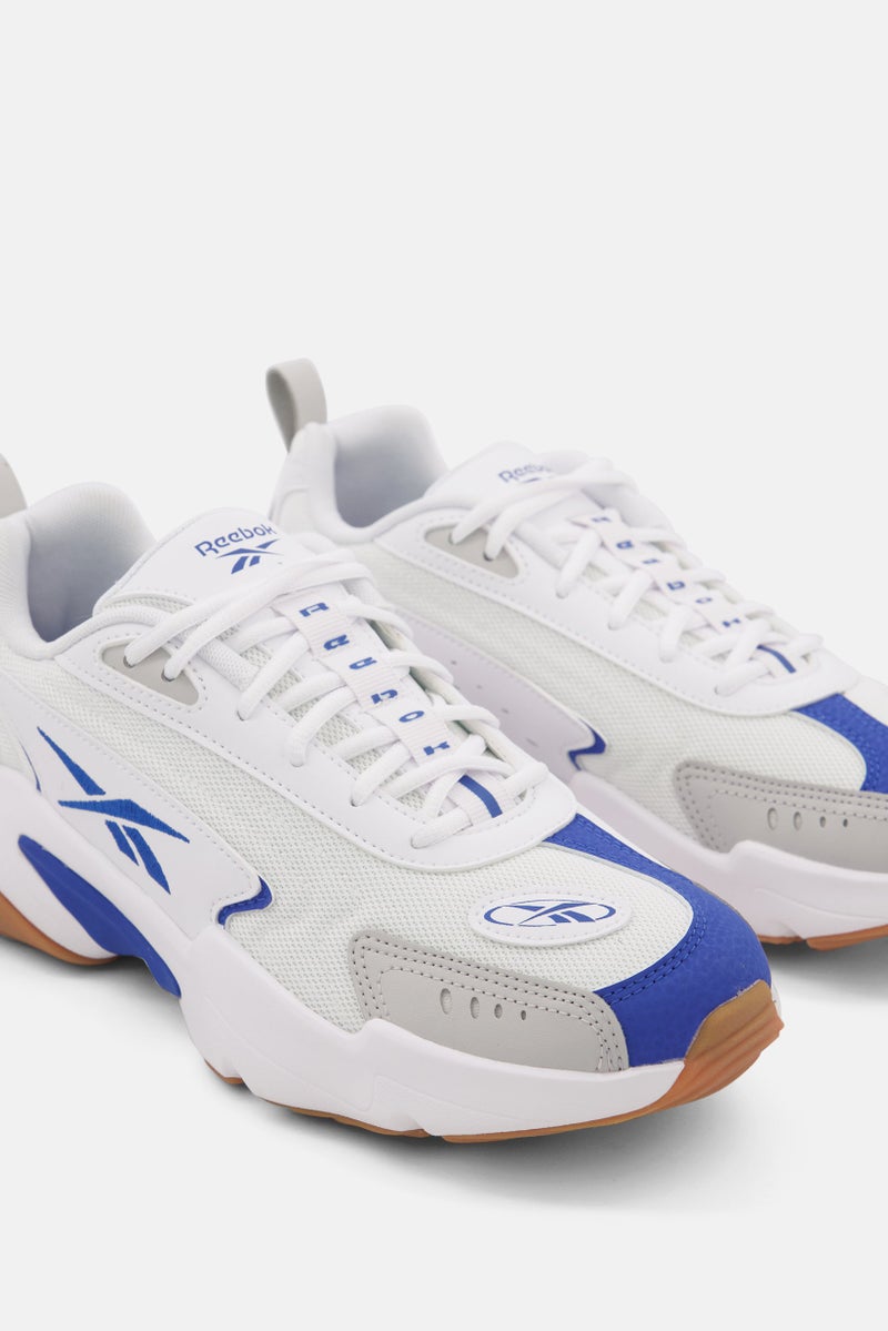Reebok Kids Boy Vector Runner Lace Up Sports Shoes, White/Blue Combo  - Image 3
