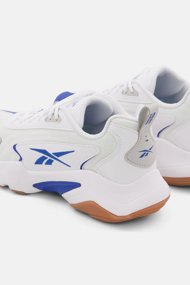 Reebok Kids Boy Vector Runner Lace Up Sports Shoes, White/Blue Combo  - Image 2