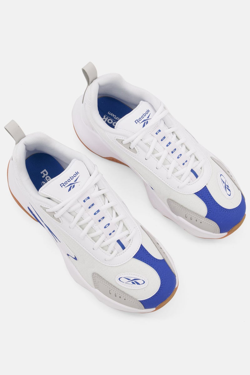 Reebok Kids Boy Vector Runner Lace Up Sports Shoes, White/Blue Combo  - Image 4