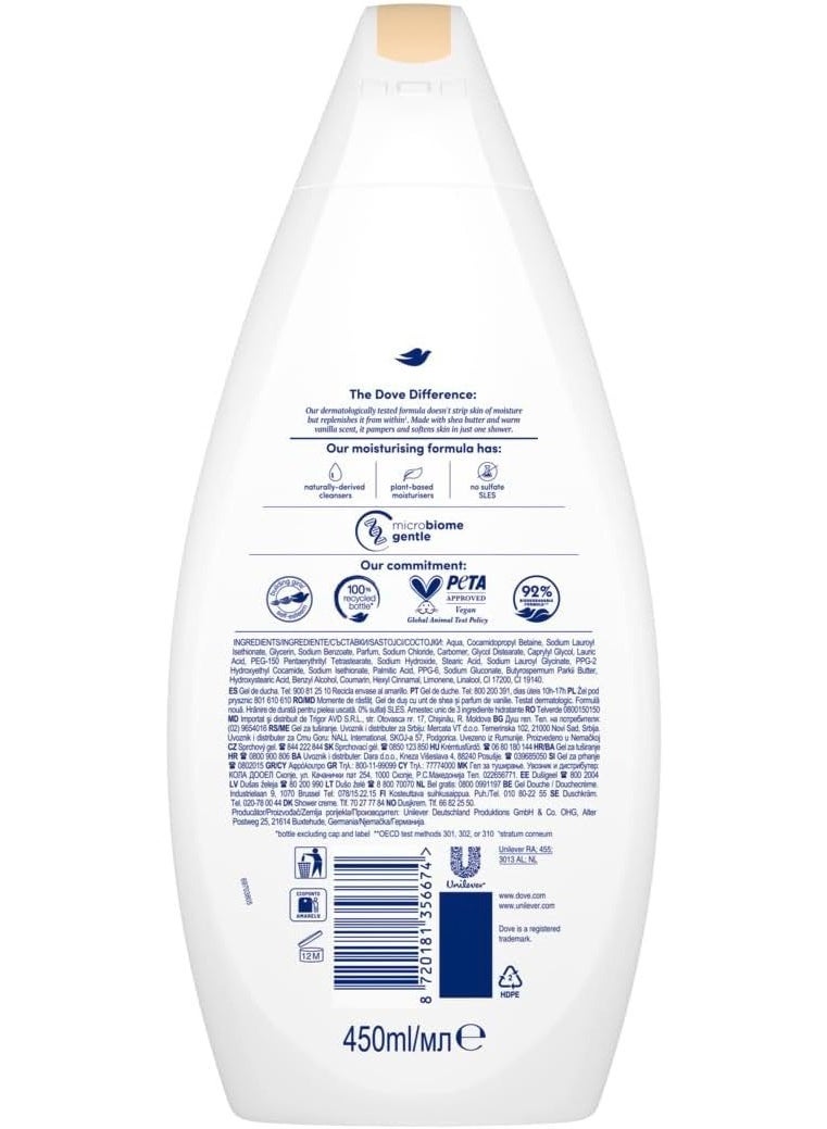 Dove Purely Pampering Shea Butter Body wash 500 ml - Image 2