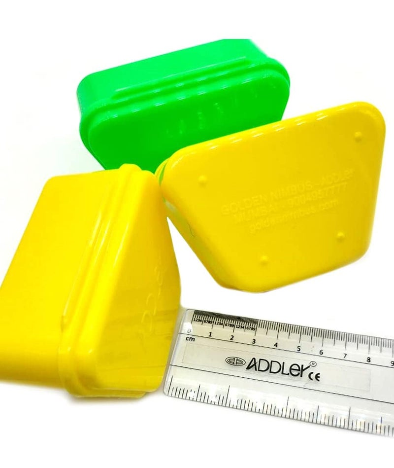 ADDLER Dental Denture Boxes,Retainer Boxes, Orthodontic Mouth Gard Dental Storage Container/Teeth Storage Boxes Assorted) - Image 1