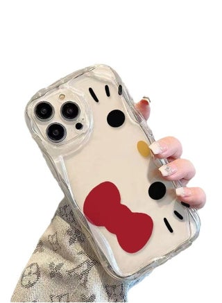 Transparent Butterfly Bow Case for iPhone 16 Pro Max