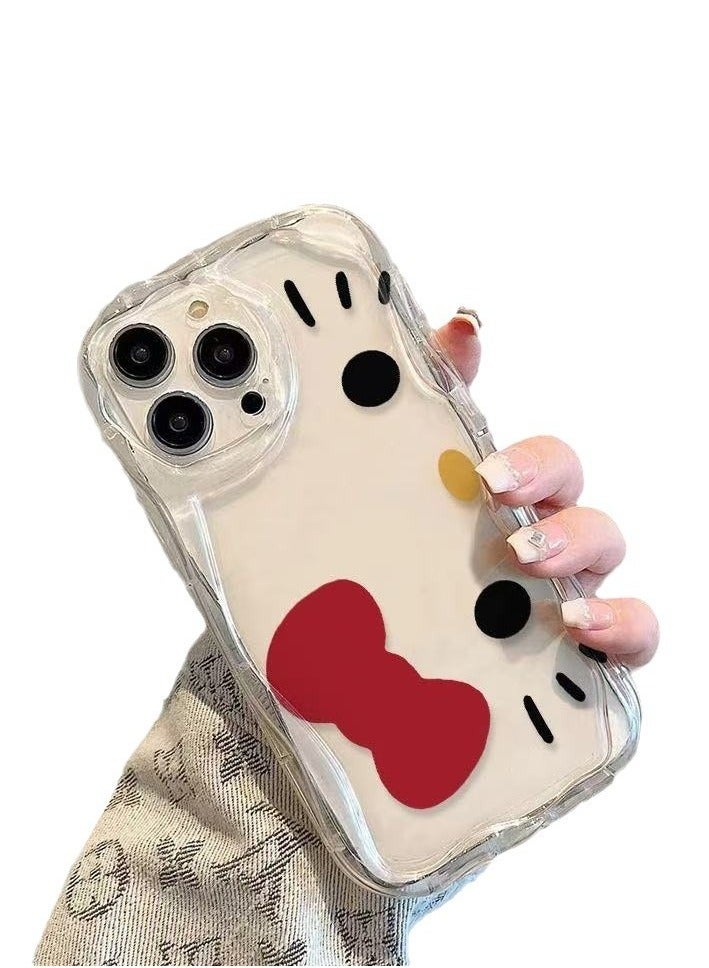 Transparent Butterfly Bow Case for iPhone 16 Pro Max – Cute and Stylish, Shockproof Protection - Image 1