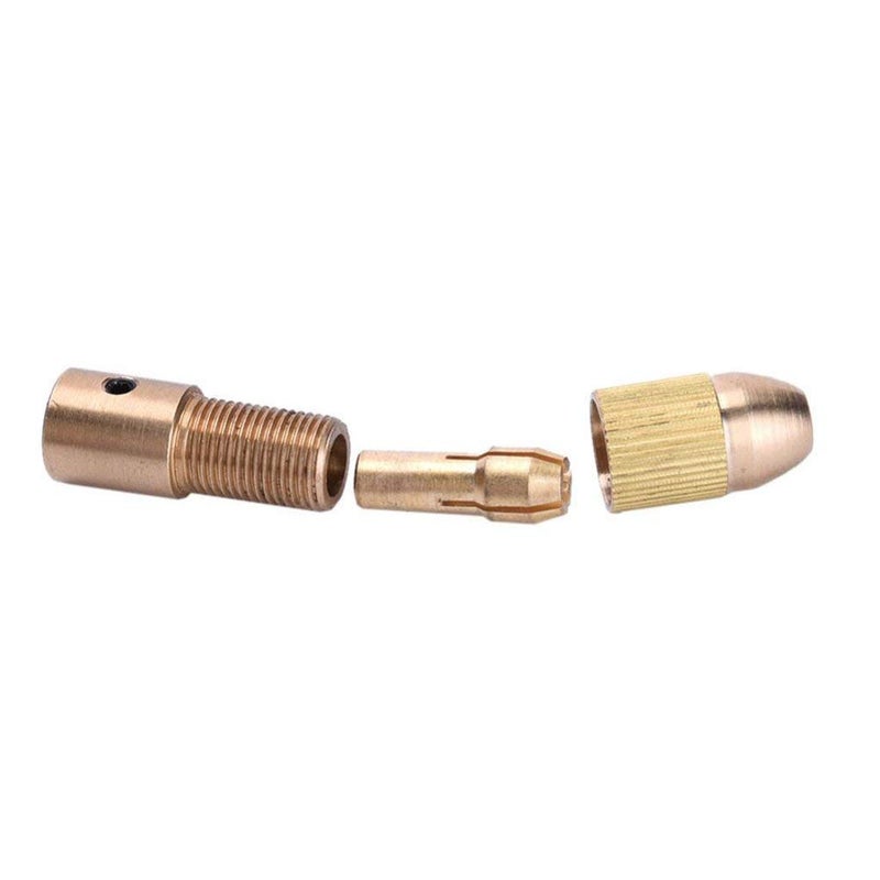 Bolt Small Electric Drill Bit Collet Micro Twist Drill Chuck Set Shank Metal Drill Chuck Collet Bits Rotary with Screw, 0.5-3 mm, 3.17 mm - Image 4