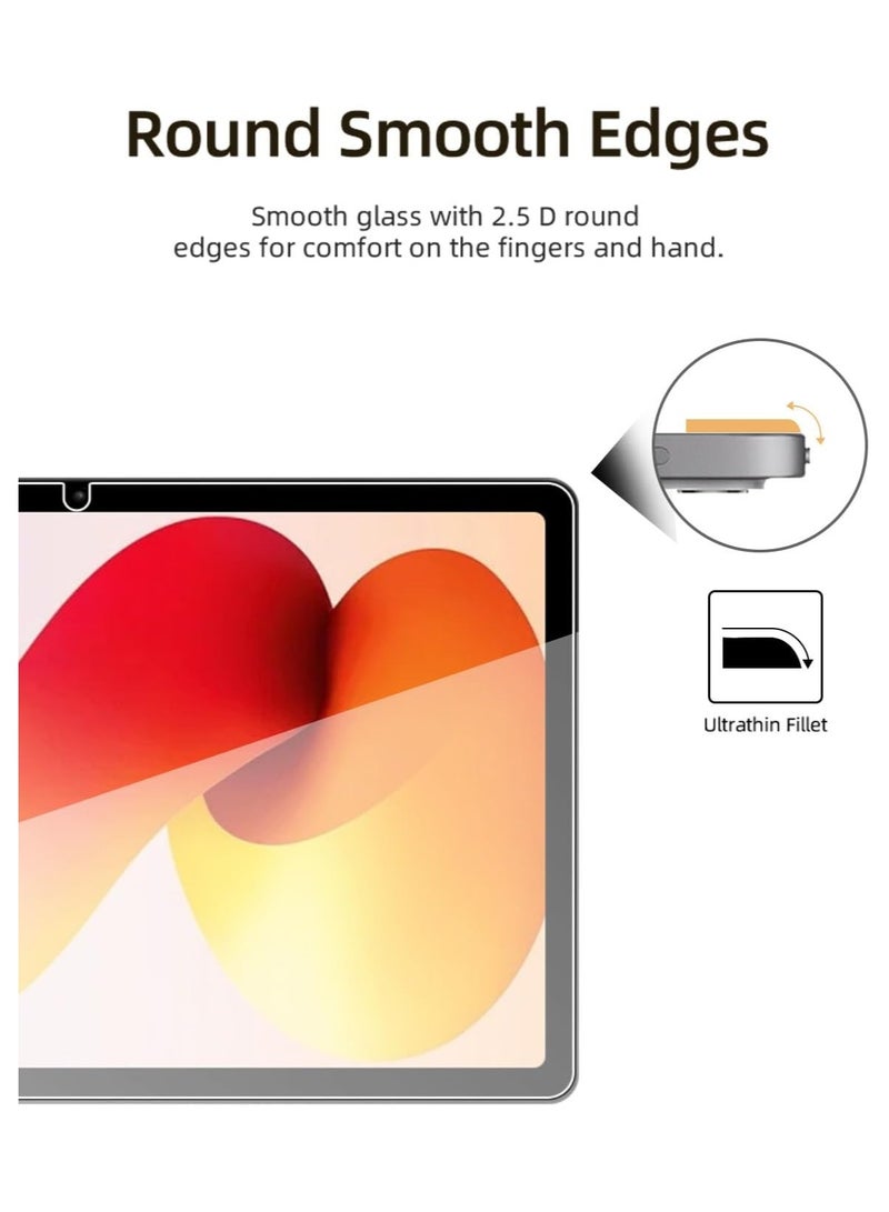 Screen Protector Compatible with Xiaomi Redmi Pad 2 Pro 12.1-inch 2025 Tablet, 【2-Pack】 Tempered Glass Anti-Scratch Film, 9H Hardness, Bubble-Free, HD Clear Tempered Glass - Image 5