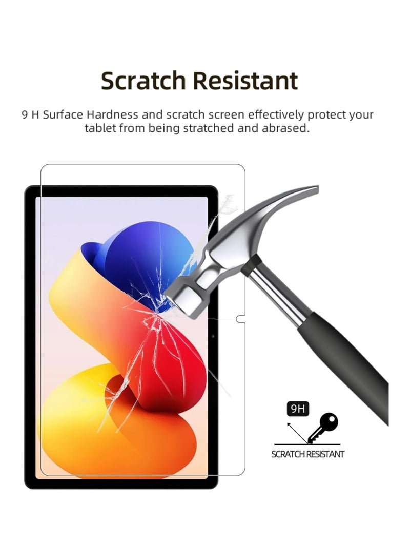 Screen Protector Compatible with Xiaomi Redmi Pad 2 Pro 12.1-inch 2025 Tablet, 【2-Pack】 Tempered Glass Anti-Scratch Film, 9H Hardness, Bubble-Free, HD Clear Tempered Glass - Image 3