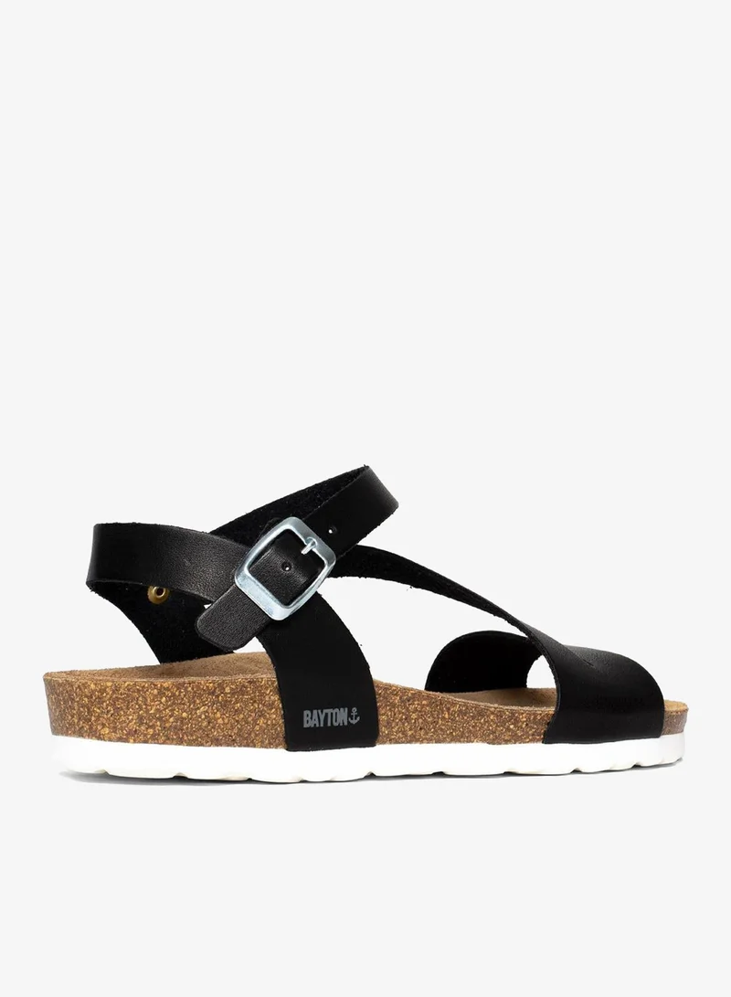 BAYTON Javea Black Multi-Strap Sandals