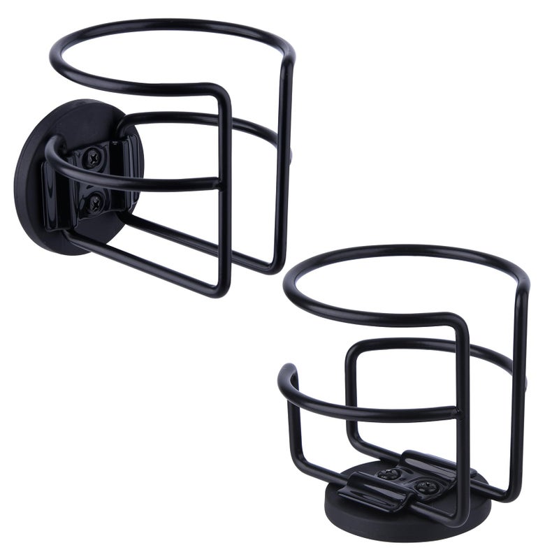 JAZBREY Strong Magnetic Cup Holder Fully Covered Anti Drop Drink Holder Horizontal or Vertical Mount on Metal Surface Portable Magnet Bottle Holder for Bus Tractor Truck Mower Refrigerator 1 Pack - Image 3