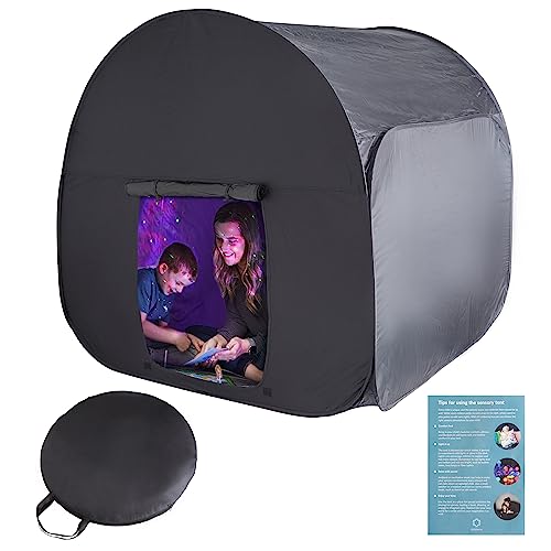 ODOXIA Sensory Tent for Kids  Adults  Calming Hideout  Cozy PopUp Blackout Sensory Tent for Autism  Anxiety  Autism Space for Calm Corners Therapy  Relaxation  Double - Image 1