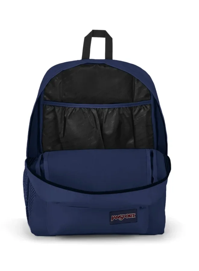Jansport Flex Pack Backpack With Padded Shoulders, 26L, 0.4 kg, 15Inch - Navy