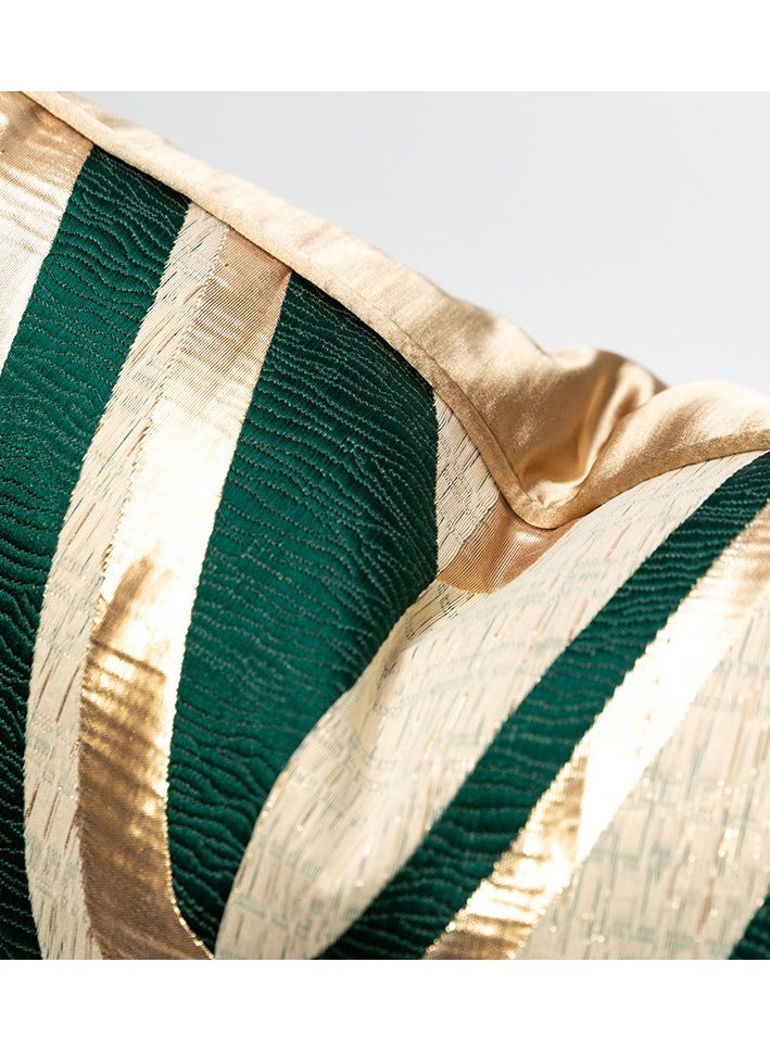 Modern Minimalist Gold Headboard Waist Protection Model Room Bedroom Sofa Large Pillowcase  - Image 2