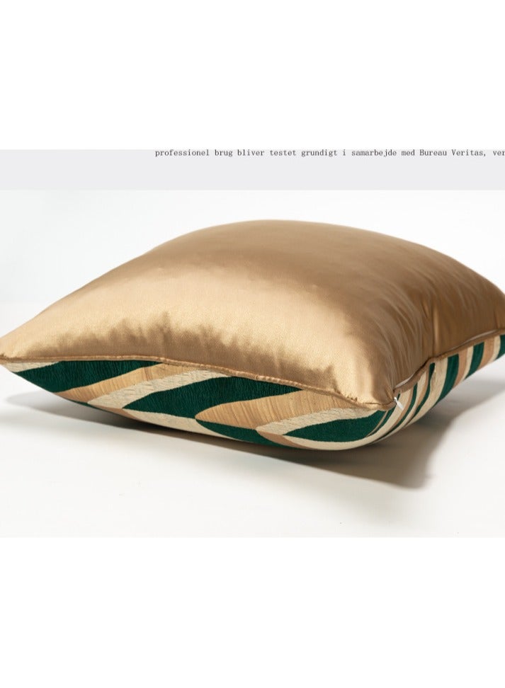 Modern Minimalist Gold Headboard Waist Protection Model Room Bedroom Sofa Large Pillowcase  - Image 4