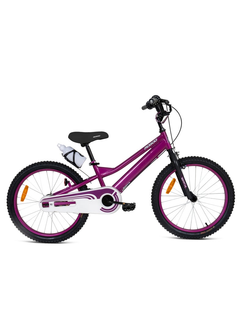 MOGOO Rayon Junior 20-Inch Kids Bike | 20-Inch Wheel Size | Adjustable Seat | 100% Assembled | For Kids | Purple - Image 1
