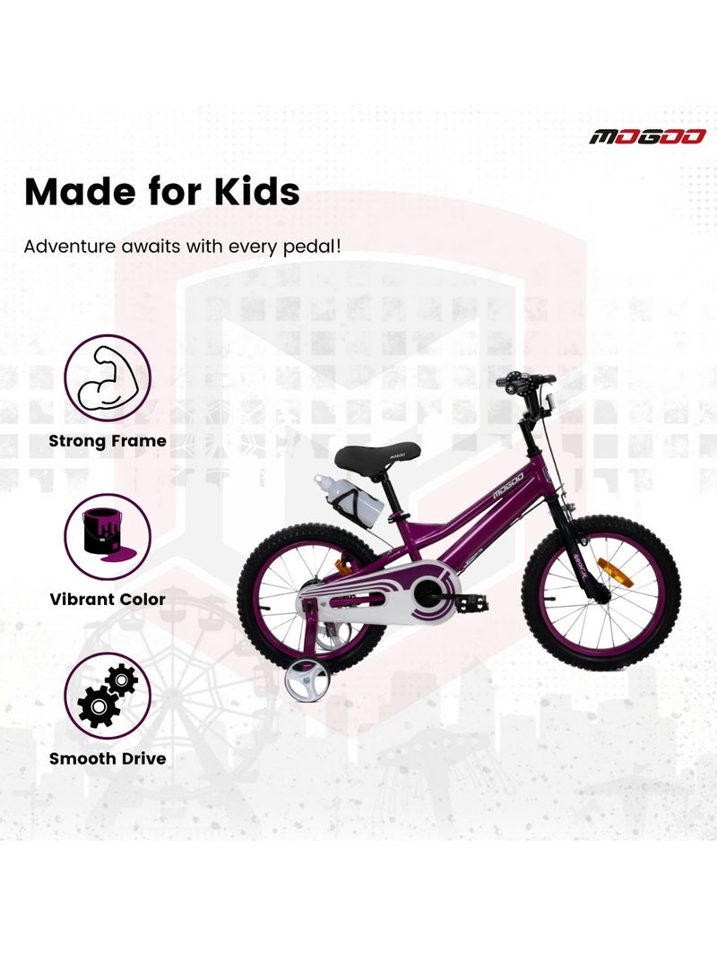 MOGOO Rayon Junior 20-Inch Kids Bike | 20-Inch Wheel Size | Adjustable Seat | 100% Assembled | For Kids | Purple - Image 4
