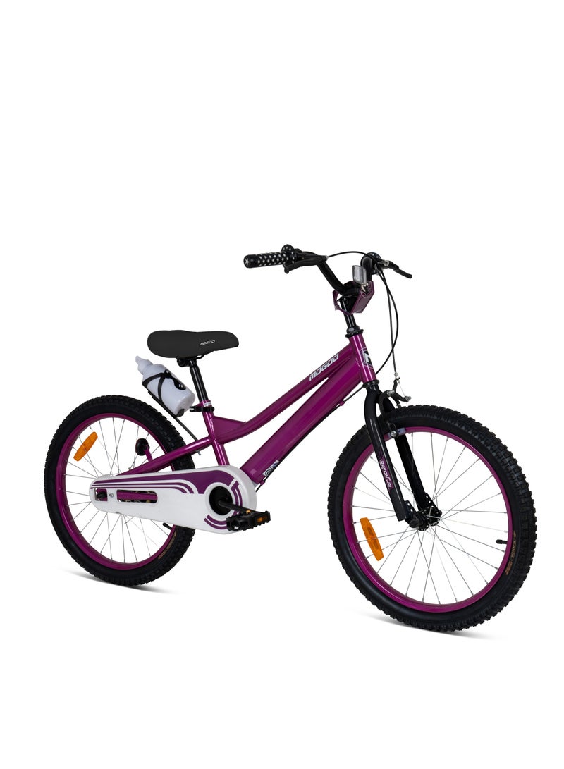 MOGOO Rayon Junior 20-Inch Kids Bike | 20-Inch Wheel Size | Adjustable Seat | 100% Assembled | For Kids | Purple - Image 2