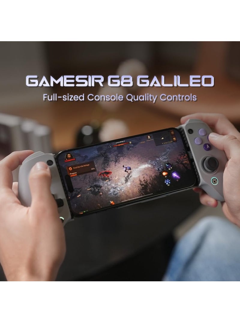 Generic - GameSir G8 Galileo Type-C Mobile Gaming Controller for Android & iPhone 15 Series (USB-C), Plug and Play Gamepad with Hall Effect Joysticks/Hall Trigger, 3.5mm Audio Jack - Image 1