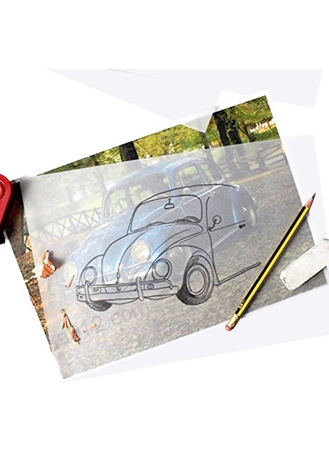 100 Sheets A4 Size Artist’S Tracing Paper/Butter Paper, 8.3 X 11.5 Inch 55Gsm, Translucent Vellum Sketching Paper, Used With Pencil, Marker & Ink Trace Sketch Drawing, Offset Inkjet Printing