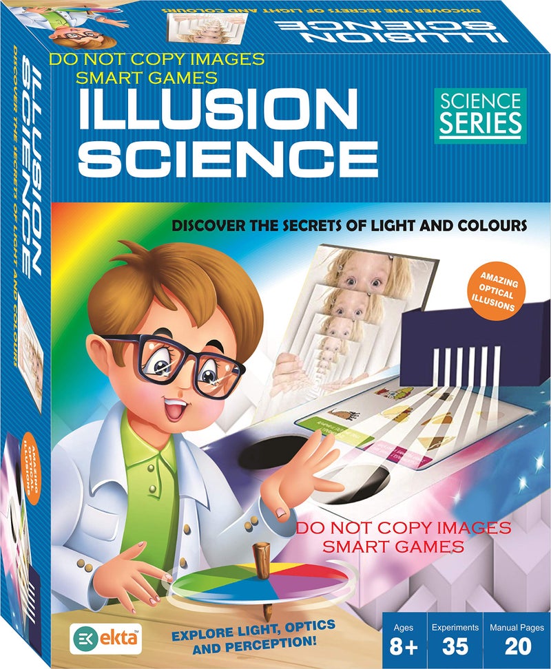 EKTA 8+ Years Illusion Science Discover The Secrets of Light and Colours- Multi Color - Image 1