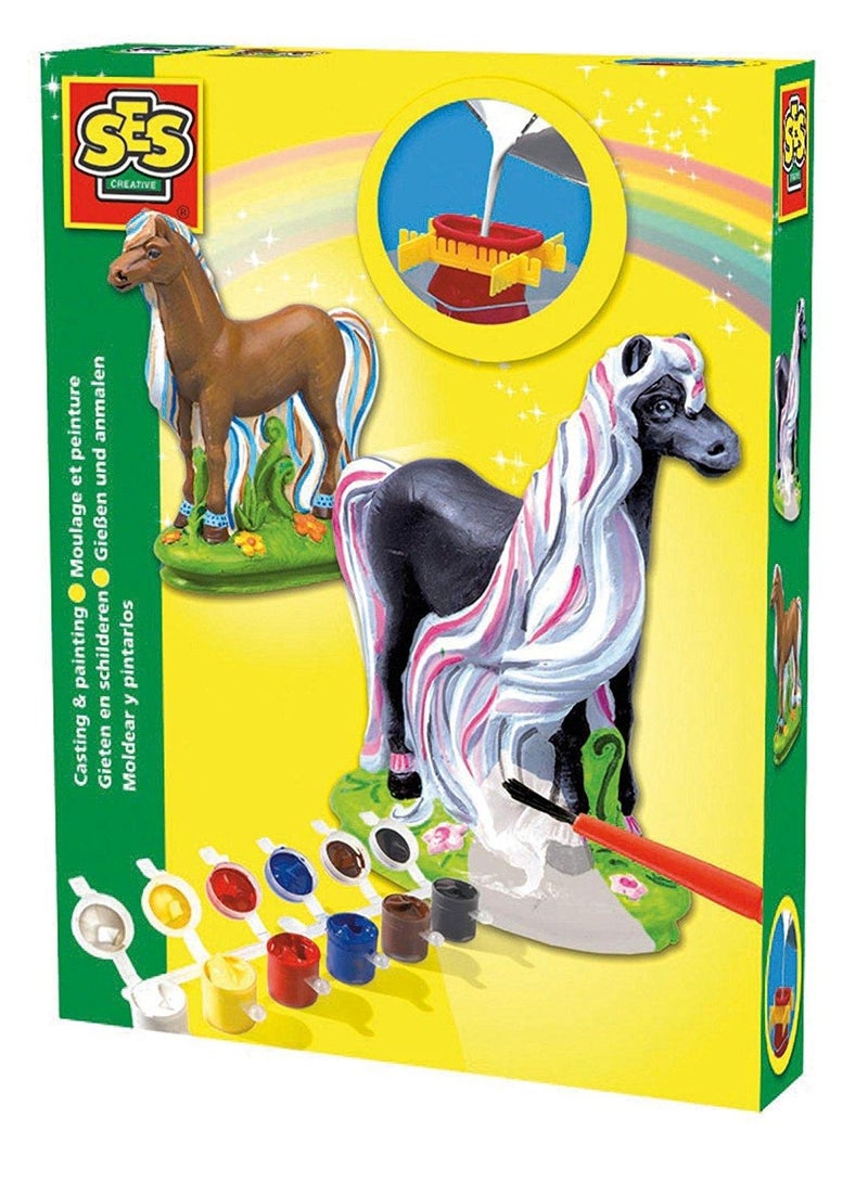 SES Creative -  Fancy Horse Plaster Casting & Painting Kit
