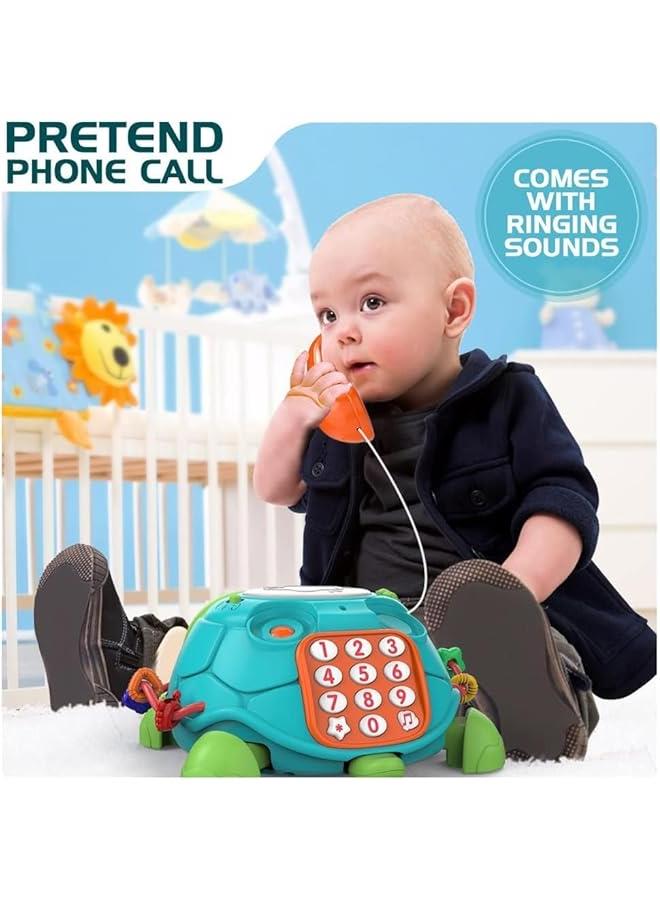 HOOKOR Baby Toys 6 to 12 Months, Musical Turtle Crawling Baby Toys for 12-18 Months, Early Learning Educational Toy with Light & Sound, Birthday Toy for Infant Toddler Boy Girl  - Image 4