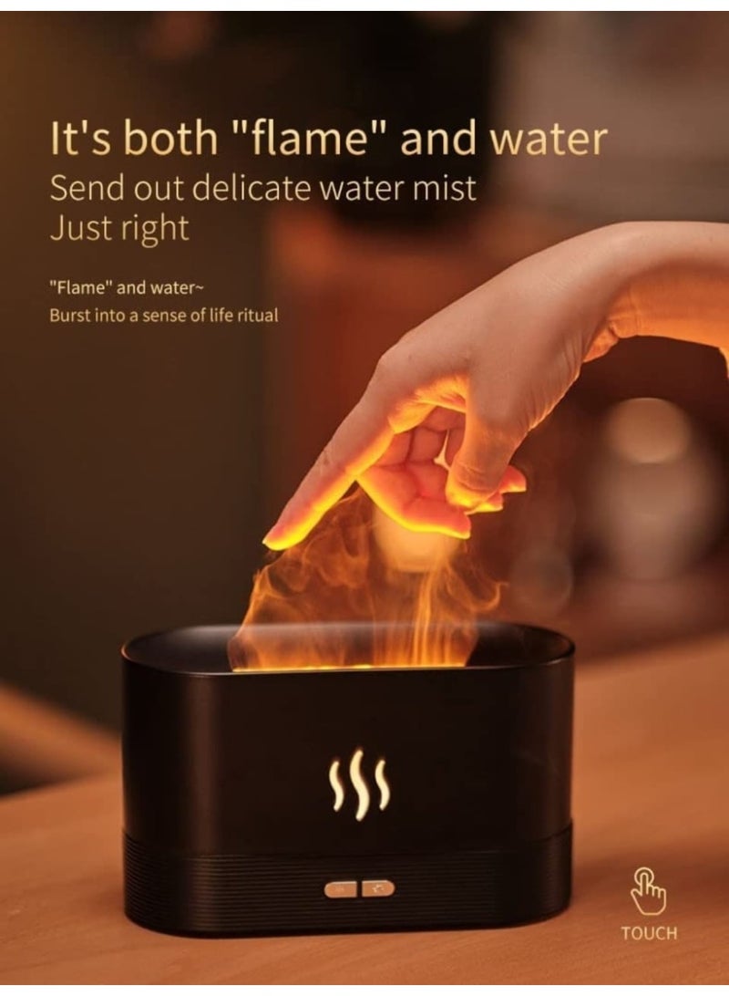 Flame Diffuser for Essential Oils with Aroma Humidifier, Air Essentials Fire Mist Ambientador, Flame Oil Diffuser, Volcano humidifier or Bonfire Diffuser with Flame humidifier  - Image 3
