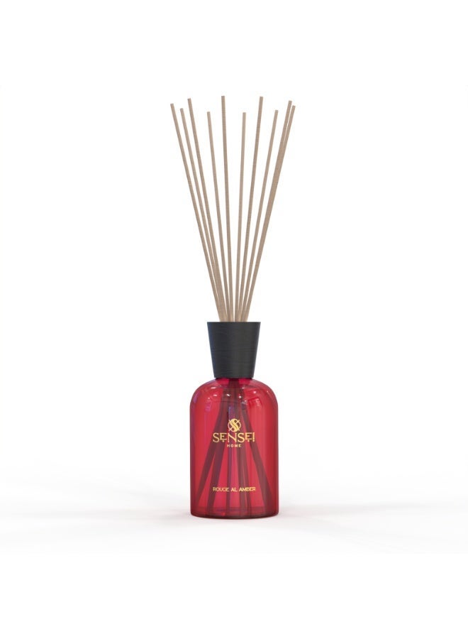 SENSEI Reed Diffuser for Bedrooms, Living Spaces, Hotels and Offices | 2800ml Long Lasting Fragrance | Floral Amber Scent - Image 2