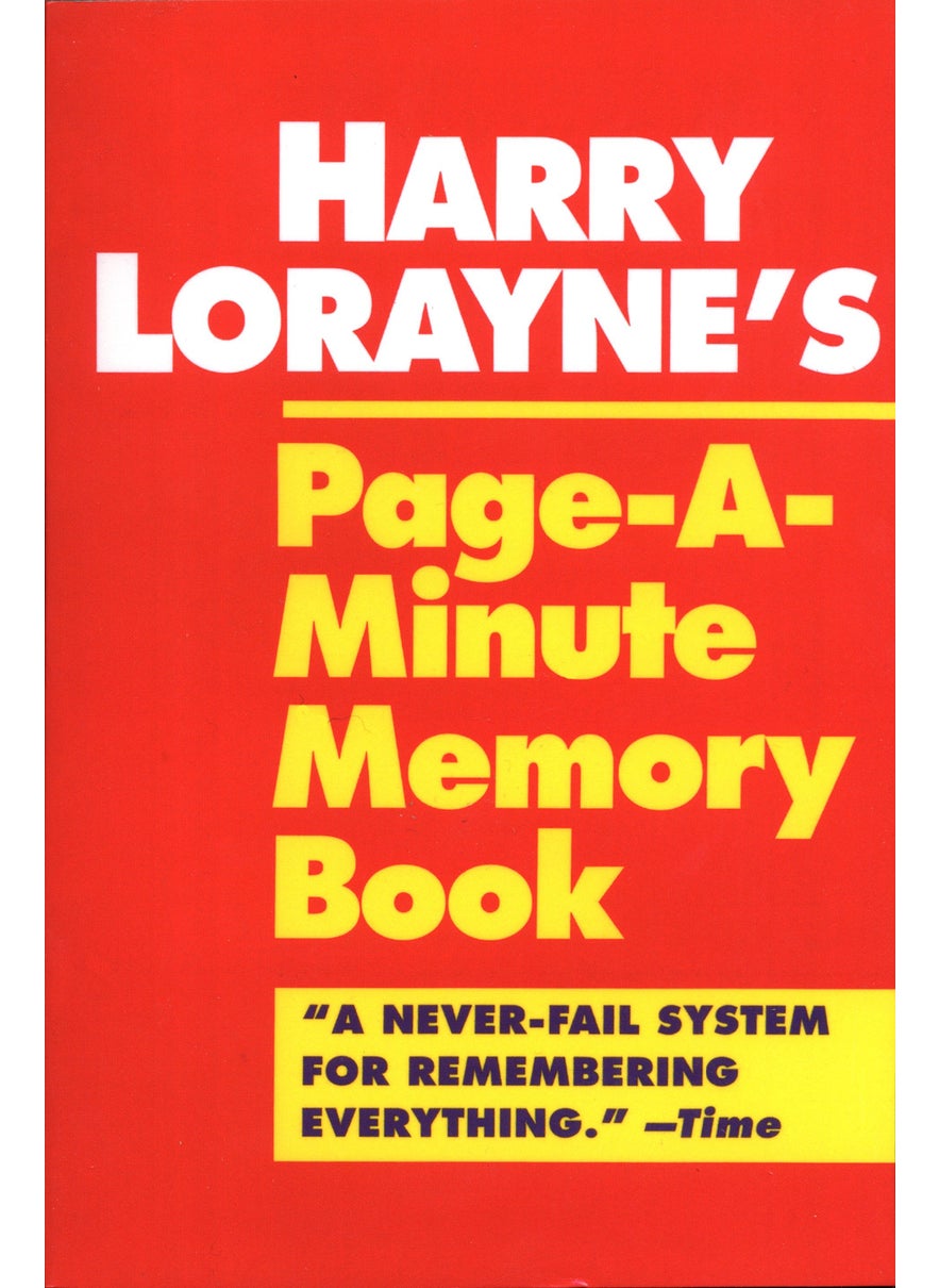 null - Harry Lorayne's Page-a-Minute Memory Book - Image 1