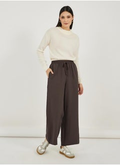 Textured Wide Leg Pants with Elasticated Waistband & Drawcord - pzsku/ZD40D8F2A7EEF03F6A35EZ/45/_/1738330694/ba7cad52-8007-4c3f-ba8f-b0db5af361ff