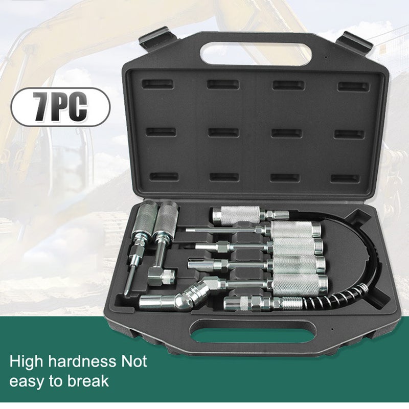 7pcs Grease Machine Lubrication Tools Set Greaser Lubrication Accessories Kit Car Maintenance and Repairing Tool - Image 4