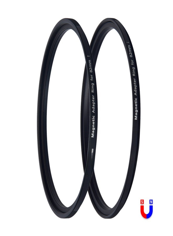 PRO TANLE Magnetic Filter Adapter Ring Kit 82mm Ring Adapter for Filter and Lens Magnetic Adapter Ring for Converting Thread Filter to Magnetic Filter - Image 5