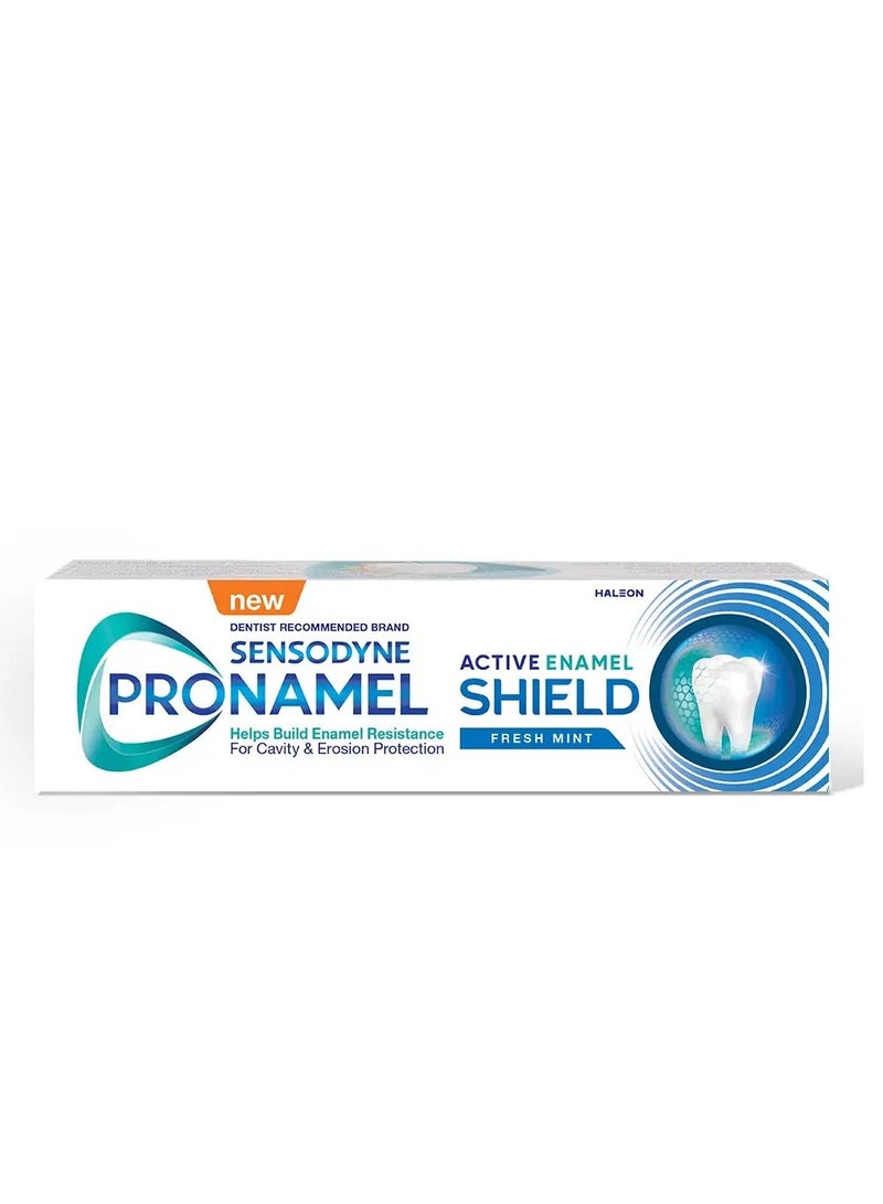 SENSODYNE PRONAMEL Pronamel Active Enamel Shield Fresh Mint Help Build Enamel Resistance for Cavity and Erosion Protection 75 ml
