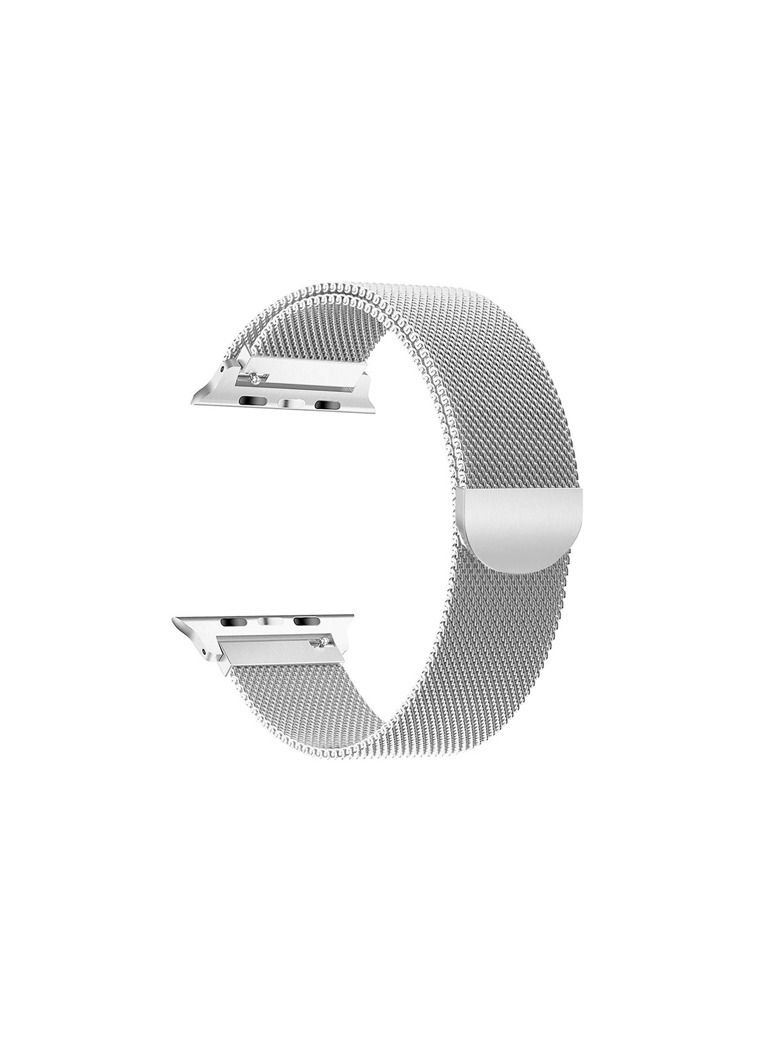Replacement Band Compatible with Apple Watch 45mm Stainless Steel Strap Metal Bracelet for Apple Watch Series 7 - Image 2