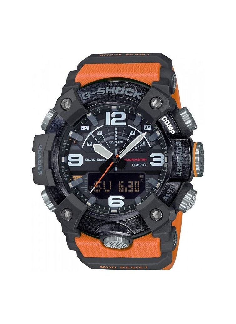 CASIO - Casio G-Shock GG-B100-1A9 MudMaster Analog-Digital Bluetooth Step Tracker Carbon Core Guard Resin Watch - Image 1