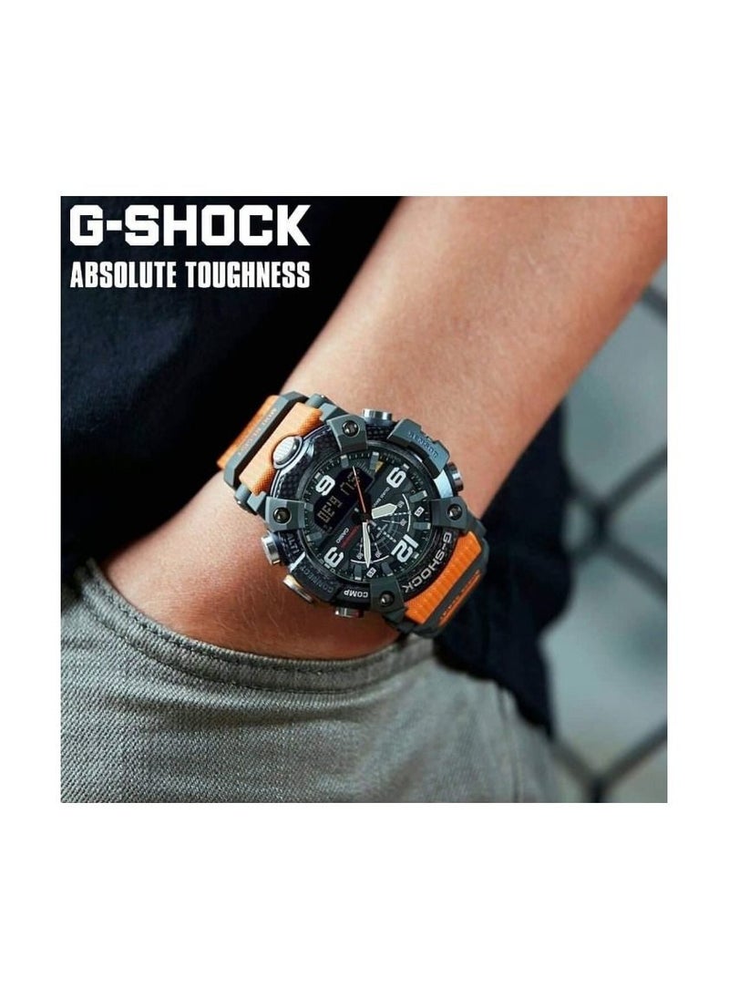 CASIO - Casio G-Shock GG-B100-1A9 MudMaster Analog-Digital Bluetooth Step Tracker Carbon Core Guard Resin Watch - Image 1