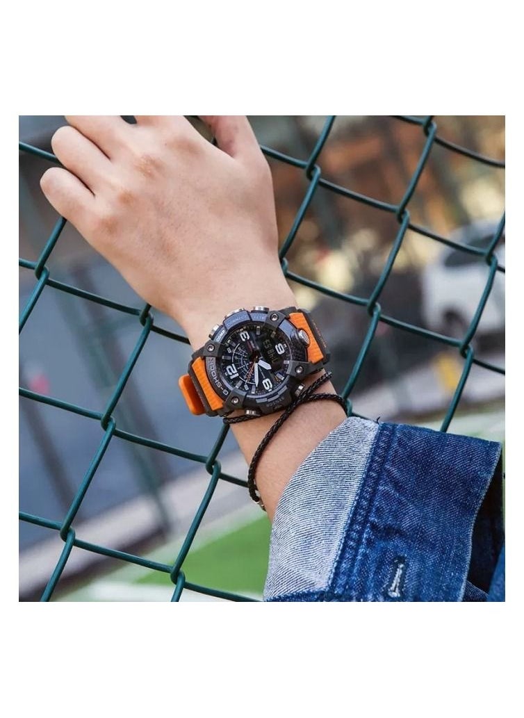 CASIO - Casio G-Shock GG-B100-1A9 MudMaster Analog-Digital Bluetooth Step Tracker Carbon Core Guard Resin Watch - Image 1