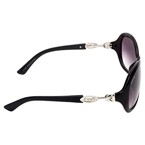 Creature Gaga Cat-Eye Oversize Sunglasses For Girls(Lens-Purple||Frame-Black||GAGA-007) - Image 5