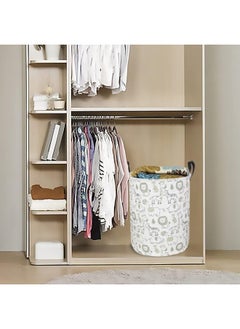 CLOCOR Baby Laundry Basket, Collapsible Kids Toys Storage Baskets, Nursery Hamper for Boys and Girls, Jungle Bedroom Decor, Gift Basket  - Image 4