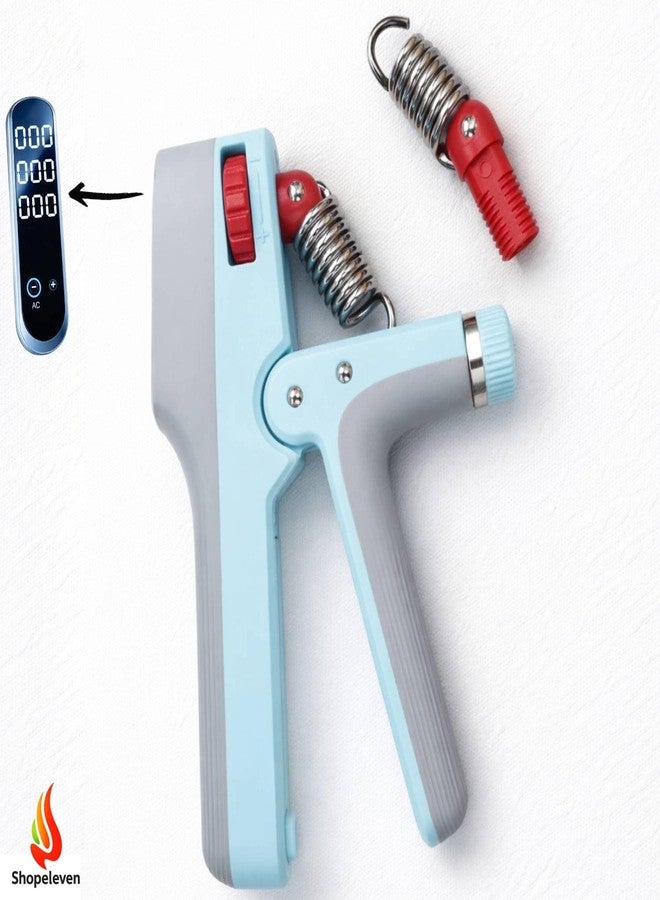 Shopeleven Hand Gripper 5KG-100KG Adjustable | Hand Grip Finger Exerciser Power Gripper | Hand Exerciser Equipment Hand Strengthener for Men Women | Digital Display Portable Dynamometer - Image 2