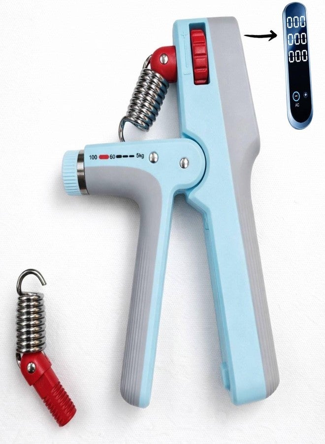 Shopeleven Hand Gripper 5KG-100KG Adjustable | Hand Grip Finger Exerciser Power Gripper | Hand Exerciser Equipment Hand Strengthener for Men Women | Digital Display Portable Dynamometer - Image 1