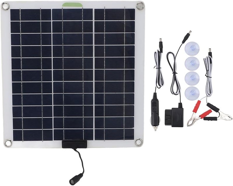 200W Solar Charger Kit with OBD Plug and Suction Cups for Outdoor Camping RV - Image 2