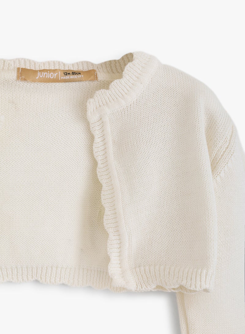 Junior Baby Girls Bolero knitwear - Image 2