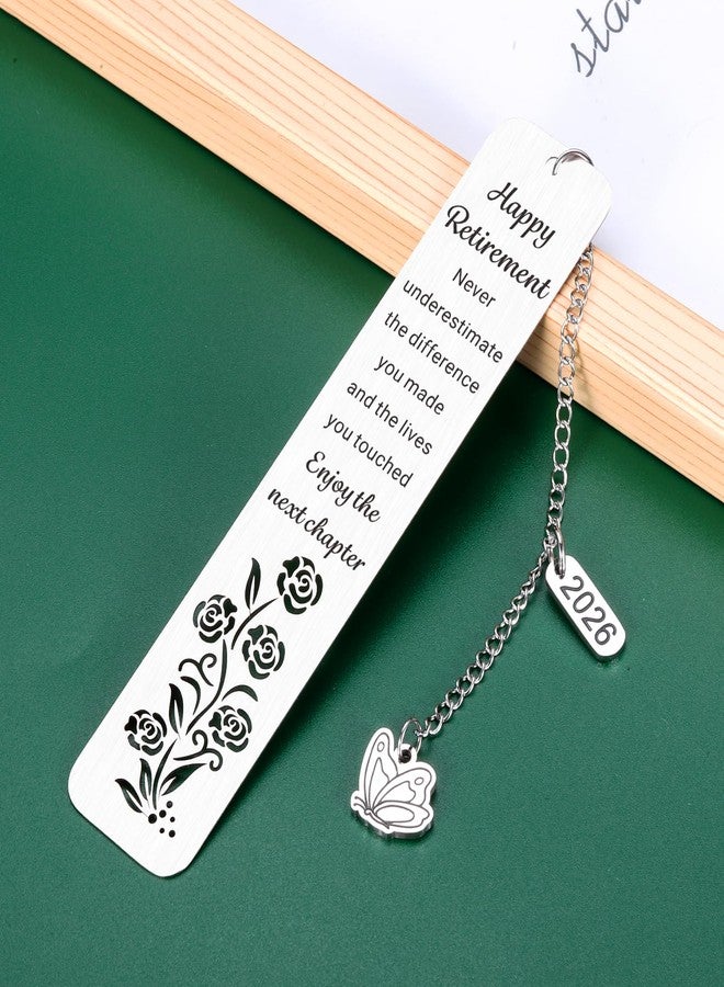 FOOZDEEVAAQ Happy Retirement Gifts for Women 2026 Retirement Gift for Woman Coworker Employee Friends Retired Teacher Nurse Boss Going Away Gifts for Coworkers Leaving Gift for Women Goodbye Farewell Bookmarks - Image 3