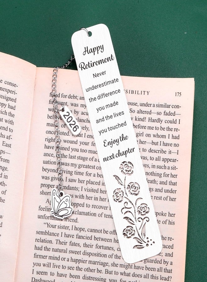 FOOZDEEVAAQ Happy Retirement Gifts for Women 2026 Retirement Gift for Woman Coworker Employee Friends Retired Teacher Nurse Boss Going Away Gifts for Coworkers Leaving Gift for Women Goodbye Farewell Bookmarks - Image 4