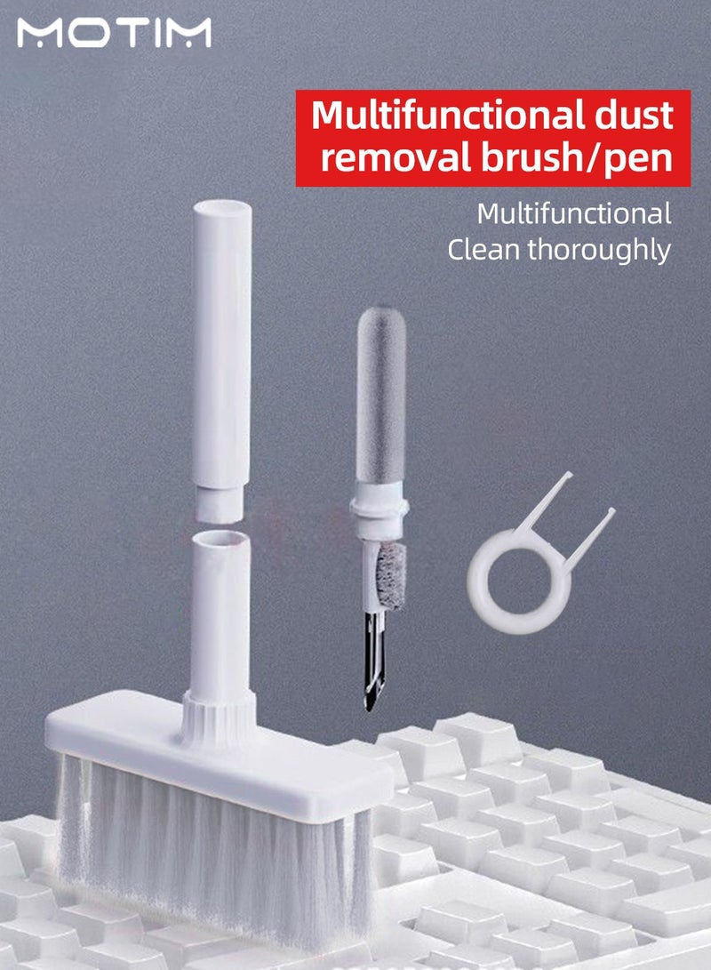 Motim 5 in 1 Airpods Cleaner Keyboard Soft Cleaning Brush Earbuds Cleaning Pen Laptop Computer Cleaning Tool Kit with Keycap Puller  - Image 2