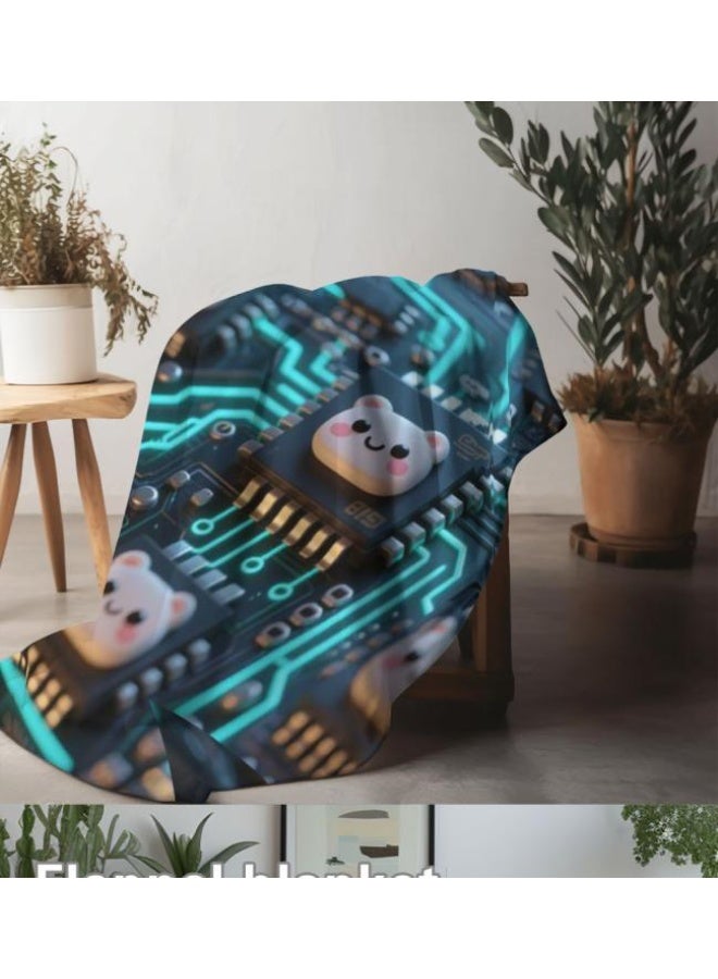 عام بطانية رقيقة من الفانيلا (حرارة ومريحة، ومناسبة للنوم واستخدام اللعبة والغبار والرمل) 150 سم * 200 سم - 223 - Image 3