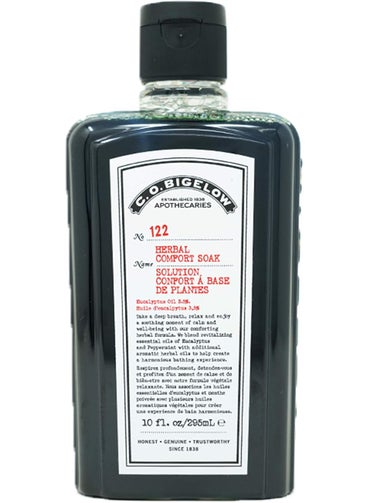 C. O. Bigelow CO Bigelow Herbal Comfort Soak Cold and Flu Soak Herbal Formula with Eucalyptus Oil Peppermnint Ginger Echinacea and Tea Tree Oil  No 122 10 fl oz 