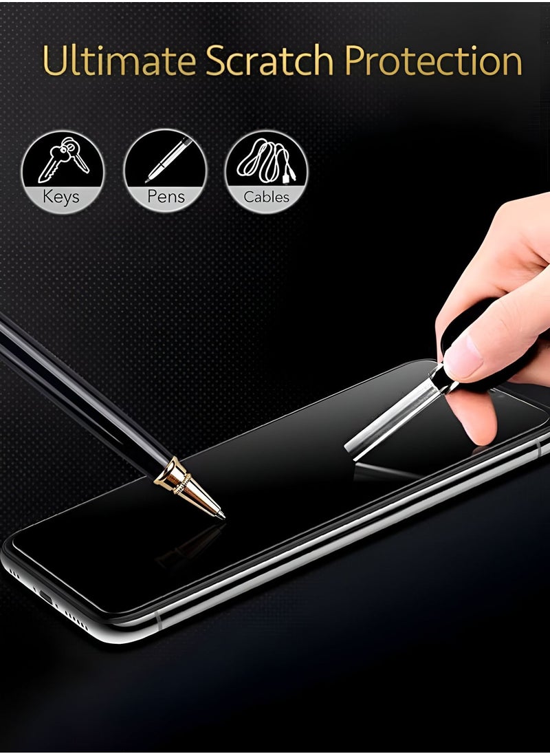 Wtech - Apple iPad Air 2025 (7th Generation) M3 11 inch Nano Ceramic Full Glue Full Cover Matte Flexible Screen Protector (TSCNMN) - Clear/Black - Image 1