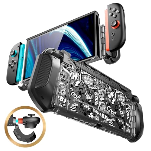 mumba Dockable Case for Nintendo Switch 2 2025, [Blade Series] TPU Grip Protective Cover Accessories Compatible with Switch 2 7.9 Inch and Quick-Release Joy-Con Design - Image 1