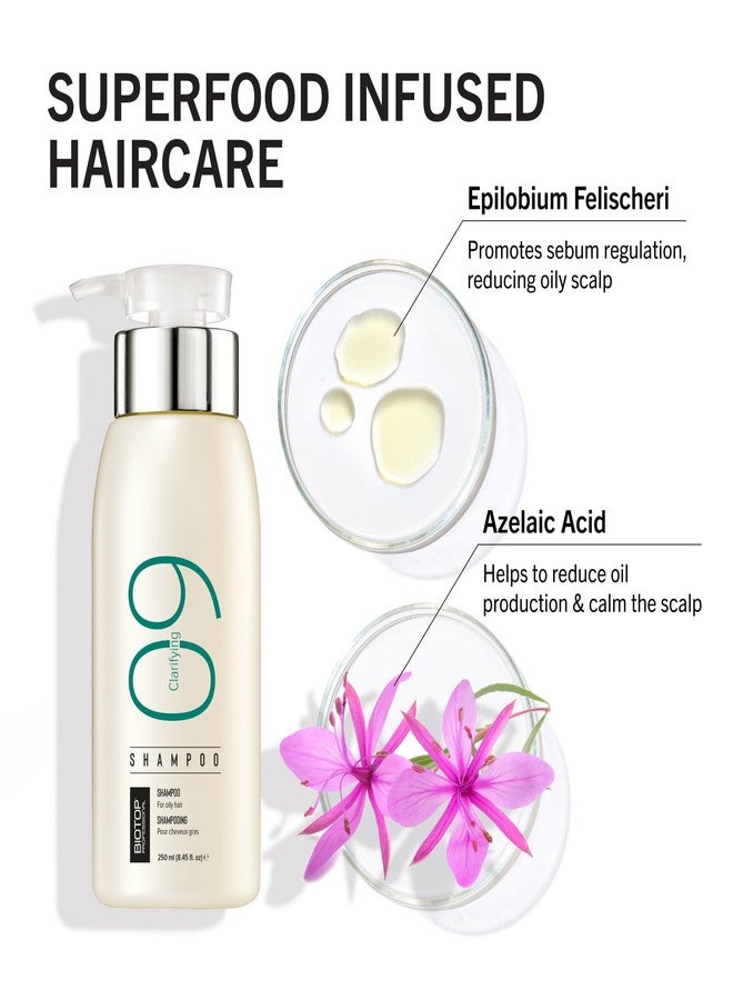 Biotop Professional 09 Clarifying Shampoo - Gentle Shampoo & Scalp Cleanser for Build Up - Formulated with Azelaic Acid to Calm the Scalp & Reduce Oil Production - Cruelty-Free Hair Care (16.9oz) - Image 2